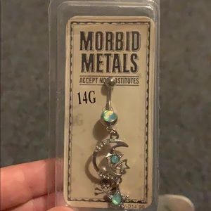 Belly button ring still in the package